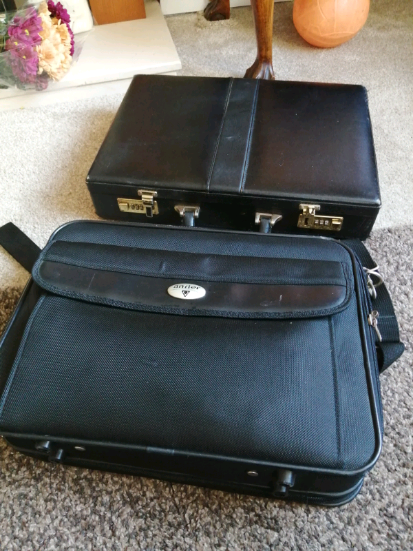 antler leather briefcase